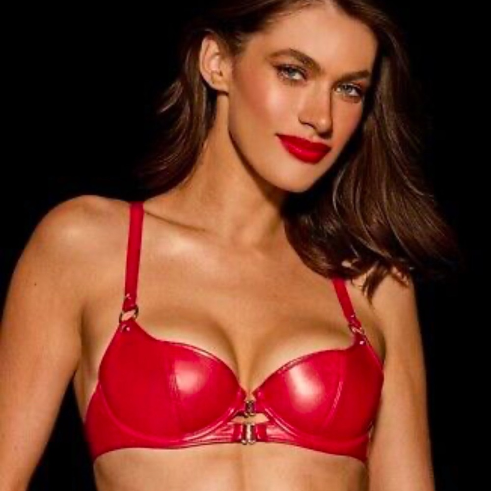 Honey Birdette - Jael Bra - Persian Red 34H brand new